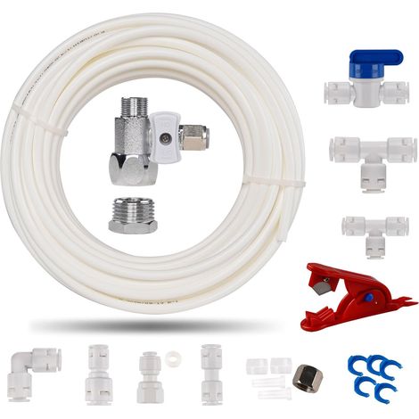 X 15 M Schlauchanschluss-set Für Umkehrosmosepumpe, Ventil Und Kühlschrankadapter