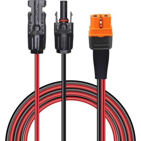 Solarkabel, Xt60i-stecker, 12 Awg Kupferdraht, Ip68 Wasserdicht, Für Wohnmobil-solarpanel