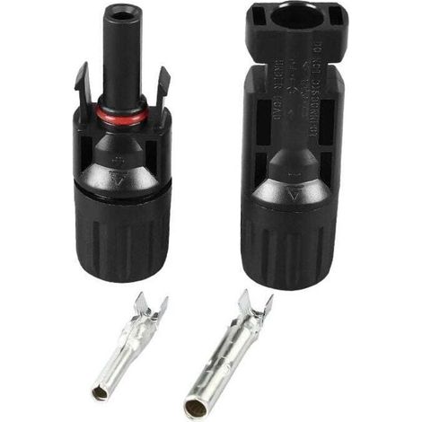 Paar Mc4-stecker/buchsen Mit Doppeltem O-ring Und Unterlegscheibe Zur Steuerung Eines Solarmoduls