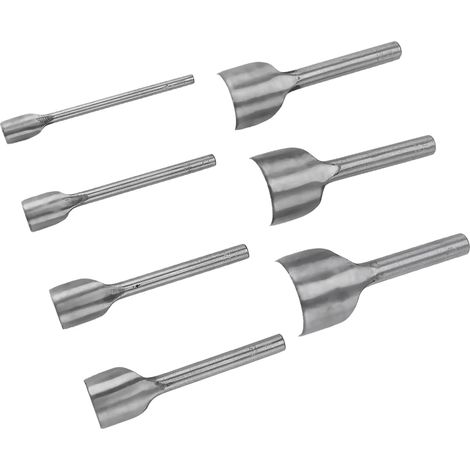 7-teiliger Halbrundlocher, A3-stahl, 10–40 Mm, Lederwerkzeug, Für Gürtel, Diy-bastelarbeiten