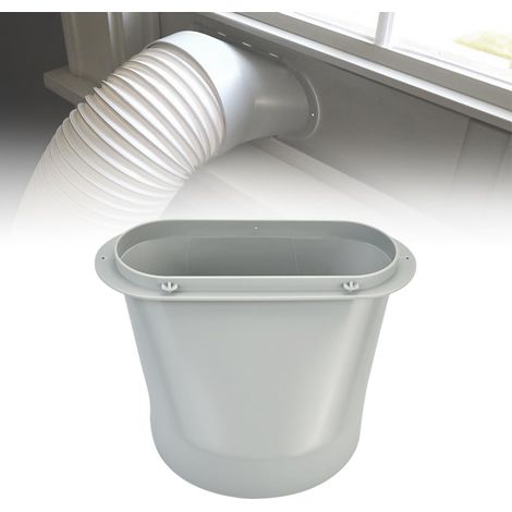 Kompakter 150-mm-abs-fensteradapter Für Klimaanlagen, Warmluftabzüge, Für Zuhause