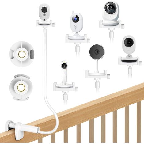 Babykamerahalterung, Flexibel 80 Cm, Aluminiumlegierung, Kein Bohren Erforderlich, Für Kinderbett Und Bett