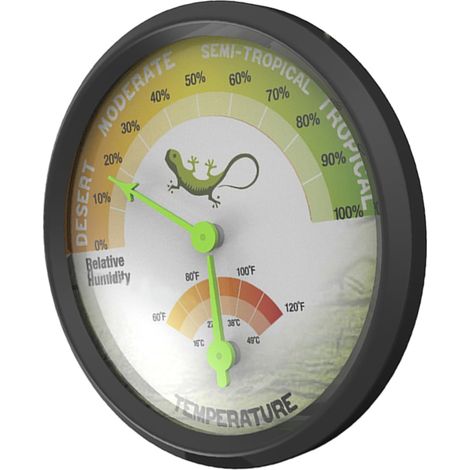 Dual-thermometer-hygrometer Für Reptilien-terrarien – Genaue Temperatur- Und Feuchtigkeitsmessung Für Vivarien Und Inkubatoren