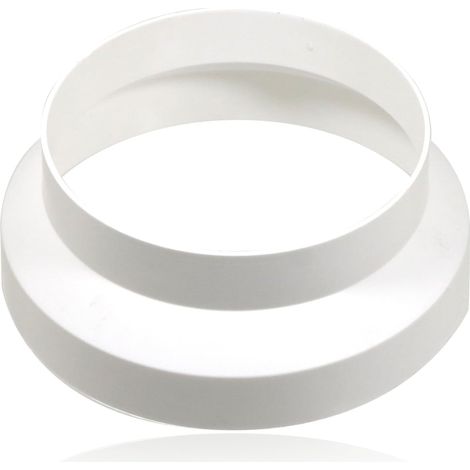 Klimaanlagen-schlauchadapter, Reduzierstück 125 Mm Auf 150 Mm, Weißer Abs-kunststoff, Für 5-zoll- Und 6-zoll-rohre