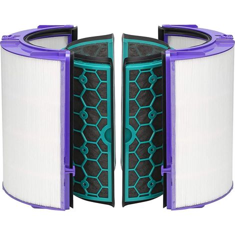 Hepa-filter, 360°-glas, Aktivkohle, Für Dyson Luftreiniger Dp04, Hp04, Tp04