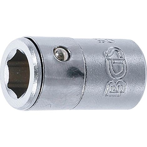 Adapter Mit Haltekugel, 8 Mm Innensechskant, Chrom-vanadium-stahl, Für 6,3 Mm Werkzeug