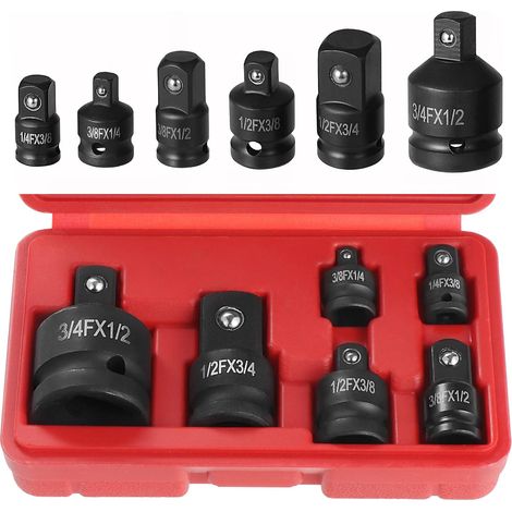6-teiliger Satz Schlagschrauber-adapter, Chrom-vanadium-stahl, Stecknuss-reduzierstück, Für Schlagschrauber, Kfz-mechaniker