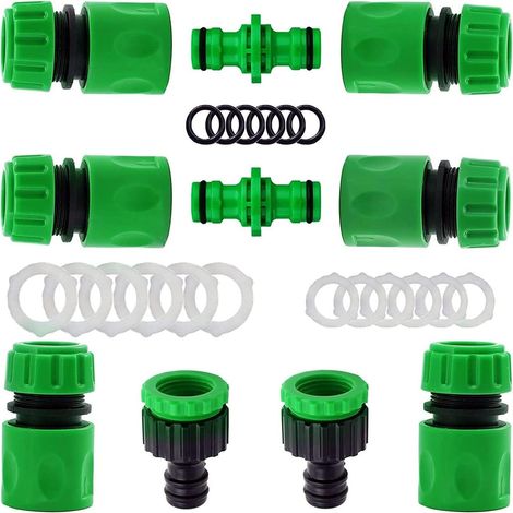 Set Mit 10 Schnellkupplungen Für Gartenschläuche (6 1/2-zoll-schnellkupplungen, 2 Ble-kupplungen, 2 Wasserhahnkupplungen)