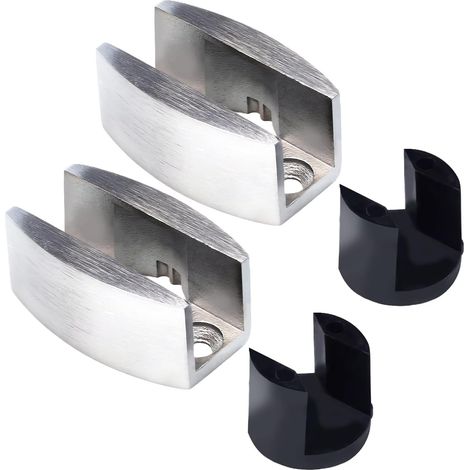 2-teilige Bodenführung, Edelstahl, Verstellbar 8-14 Mm, Für Schiebetüren, Duschkabine