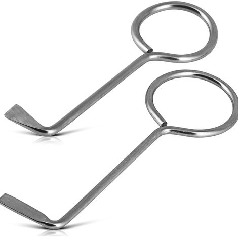 2-teiliges Schlossöffnungswerkzeug-set, Edelstahl, Leicht, Für Schlüsseldienste Und Notfälle