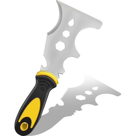 15-in-1 Heimwerkerwerkzeug, Edelstahl, Ergonomischer Griff, Für Die Hausrenovierung
