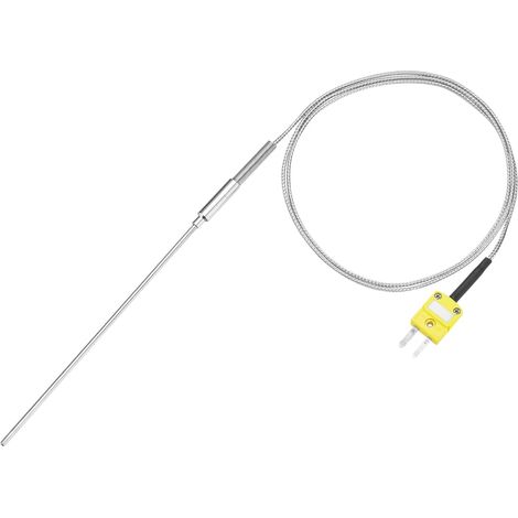 Thermoelement Typ K, Edelstahlsonde, -50 Bis 1100 °c, 1 M Kabel, Für Industrielle Anwendungen