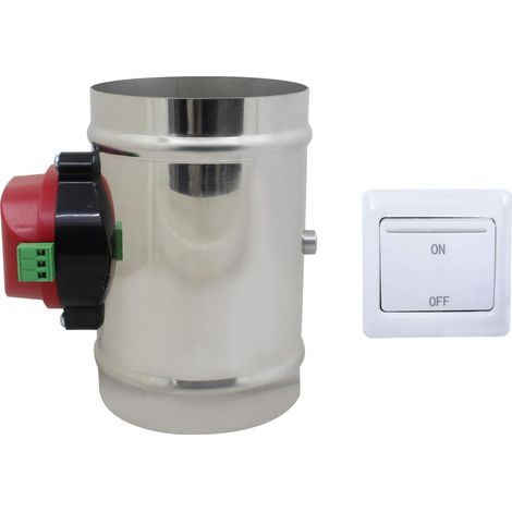 Motorisiertes Register 220 V, Edelstahl, Durchmesser 125 Mm, Für Hlk-anlagen