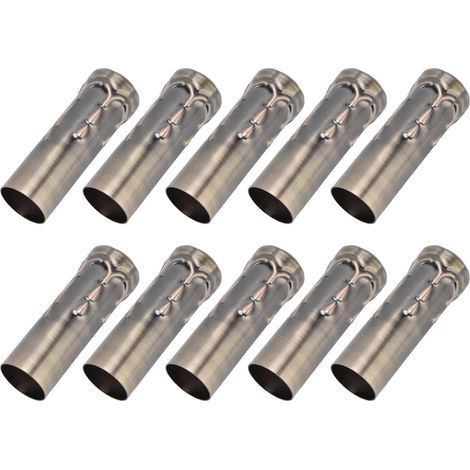 10 Stück Fassungen, Eisenhülse, Bronze-finish, Für Kronleuchter Und Wandleuchten