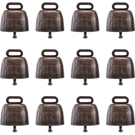 12 Glocken, Kupfer, Klarer Klang, Retro-design, Rotbronze, Für Rinder, Schafe, Pferde, Dekoration