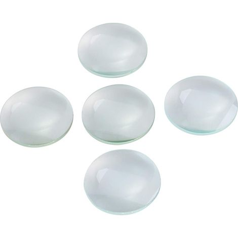 Optische Linse, Bikonvexes Glas, 50 Mm Durchmesser, 100 Mm Brennweite, Für Laborzwecke