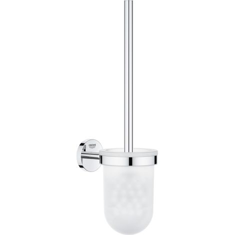 Besenhalter, Chrom, Glas Und Metall, Wandmontage, Für Badezimmer