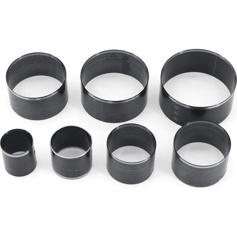 7-teiliges Stanzwerkzeug-set, Hochgeschwindigkeitsstahl, Runde Form 20-50 Mm, Für Leder Und Heimwerkerprojekte