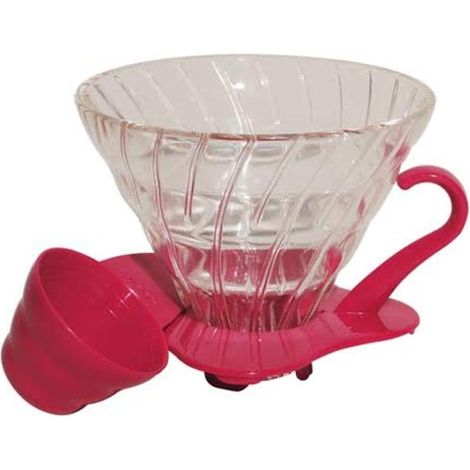 Kaffeefilter, Kunststoff, Größe 02, Rosa, Für Manuelles Brühen