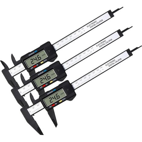 Digitaler Messschieber, Lcd-bildschirm, 150 Mm Messbereich, 0,1 Mm Genauigkeit, Werkstatt-/heimgebrauch