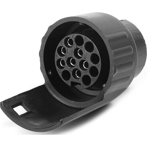 Anhängeradapter 7 Auf 13 Pins, 12v Messingstecker, Für Wohnwagen, Fahrradträger, Auto