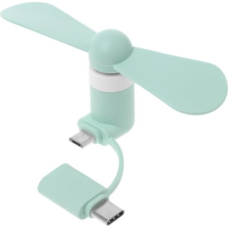 Lüfter, Typ-c-micro-usb-anschluss, Flexibles Tpe-lüfterblatt, Für Android-smartphones Und -tablets