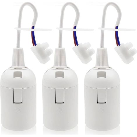 E27-fassungen, Lampenfassungen Aus Kunststoff Und Messing, 250 V, Kabel Inklusive Für Wohnzimmerbeleuchtung