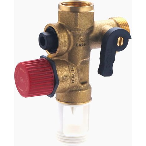 Rechtshänder-sicherheitsgruppe 20x27 Messing Nf-standard Für Cumulus-warmwasserbereiter