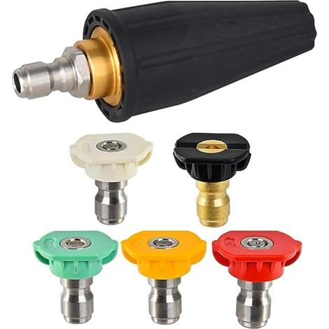 Hochdruck-rotationsdüsen 1/4" Messing Edelstahl Zur Reinigung Von Einfahrten Und Fahrzeugen