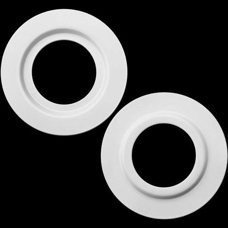 2-teiliger Reduzierring, Metall, E27 Auf B22, Weiß, Für Leuchten