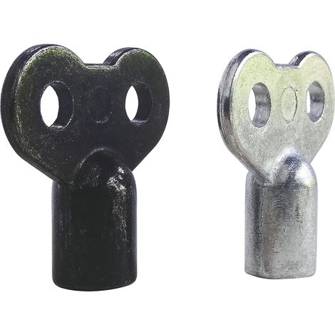 Quadratische Entlüftungsventilschlüssel Aus Metall (4 Und 5 Mm) Für Heizkörper, Sanitär- Und Heizungszubehör
