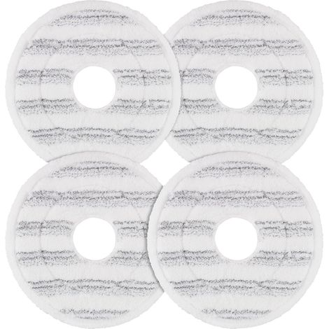 4er-pack Waschbare 24 Cm Mikrofaser-wischmoppbezüge Für Hartböden, Kompatibel Mit Spin And Clean