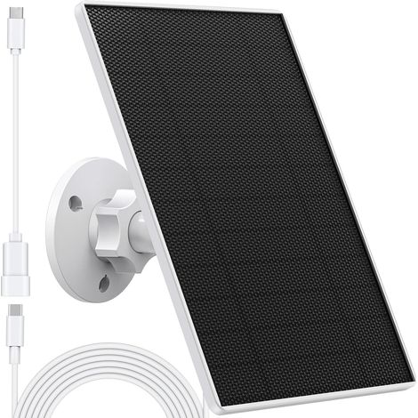 1 Solarpanel, Monokristallin 6 W, Usb-c-anschluss, Micro-usb, Eufy Outdoor-kamera