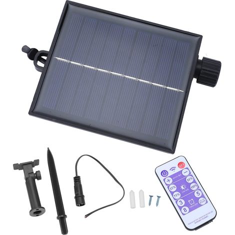 Solarsteuergerät, 8 Modi, 4,5-v-polysilizium-panel, 1200-mah-akku, Ip65 Wasserdicht, Garten
