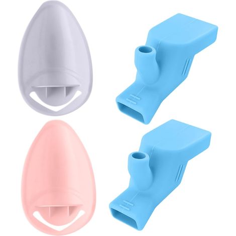 4er-set Schlauchaufroller Für Wasserhahnverlängerungen, Wasserschlauchaufroller, Polypropylen, Spritzwassergeschützt, Kindersicher, Küche, Badezimmer