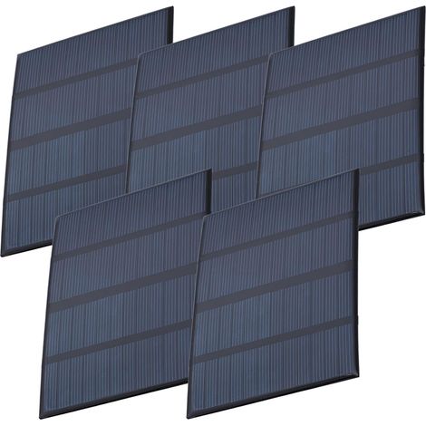 5er-pack Polysilizium-5v-solarmodule, Kompaktmodul 115 X 85 Mm, Für Diy-projekte Und Zum Laden Von Akkus