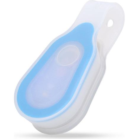 Wasserdichte Ipx6 Silikon-led-clip-taschenlampe Mit Weißem Und Rotem Leuchtmodus Für Nachtläufe