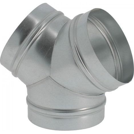 Stahl-y-stück Ø250mm 120° Für Pvc/aluminium-akustik-luftkanäle