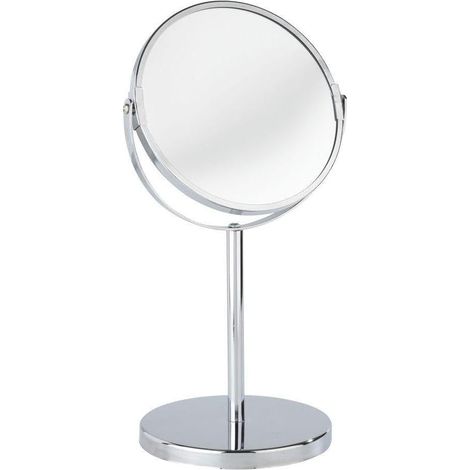 Kosmetikspiegel, 3-fache Vergrößerung, Verchromt, 16 Cm Durchmesser, Für Badezimmer