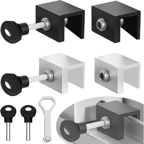 Stück 10 Mm Edelstahl-schiebefensterverriegelung, Verstellbare Kindersicherung Für Fenster Im Haus
