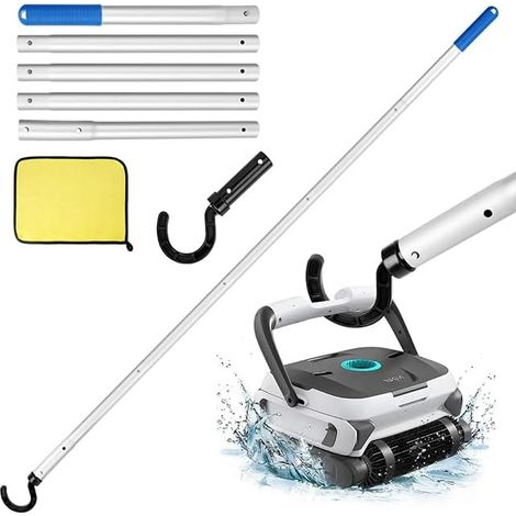 Teleskopstange Aus Aluminium, Haken Für Poolroboter, 0,3 M Bis 1,7 M, Reinigungszubehör