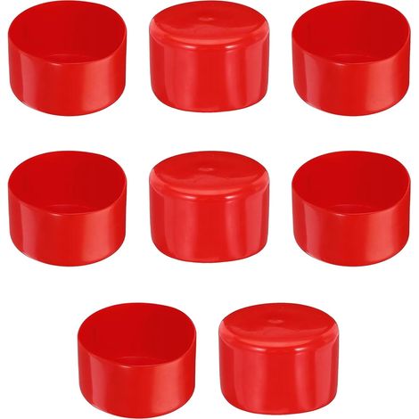 Set Mit 8 Endkappen, 70 Mm, Gummi, Schutz, Pvc, Flexibel, Schlauch, Möbel