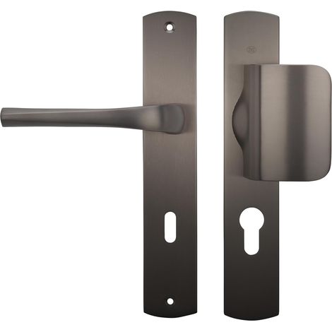 Paar Türgriffe Mit Flügelprofil Aus Zamak-titan Im Europäischen Stil (zylinder Nicht Enthalten)