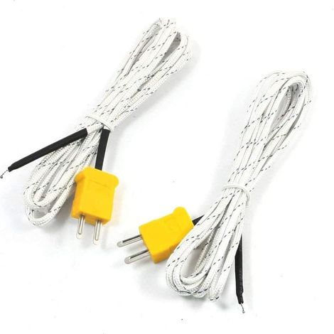 5er-pack Thermoelement-sonden, Typ-k-stecker, Messbereich -50 Bis 400 °c, 1 M Kabel, Für Flüssigkeiten
