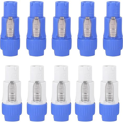10 Speakon-anschlüsse, 3-poliger Stecker, Powercon 20a 250v, Professionelles Audio-netzteil