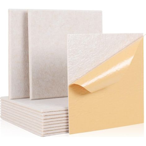 12 Akustikpaneele, Selbstklebend, Polyesterschaum, 30 X 30 X 1 Cm, Für Studio, Büro