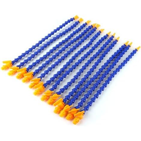 12 Kühlrohre, 1/4" Pt, Flexibler Kunststoff, Runde Und Flache Düse, Für Dreh- Und Cnc-maschinen