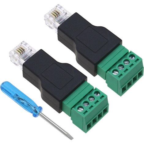 Rj11-stecker, 4-polig, Weiblich, Kunststoff, Für Telefonkabel