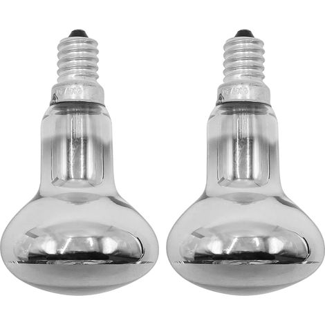 2er-pack E14 R50, 60w Dimmbare Halogenlampen, Warmweiß 2700k, Für Den Innenbereich