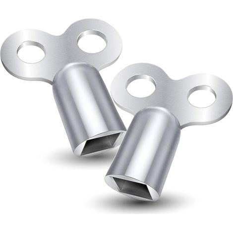 Set Mit 2 Robusten Heizkörperentlüftungsschlüsseln, Kompatibel Mit Haushaltsheizungen, Energiesparend